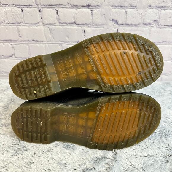 Dr Martens 1460 Pascal Front Zip Leather Boots Black Women's Size 7 - Picture 9 of 10